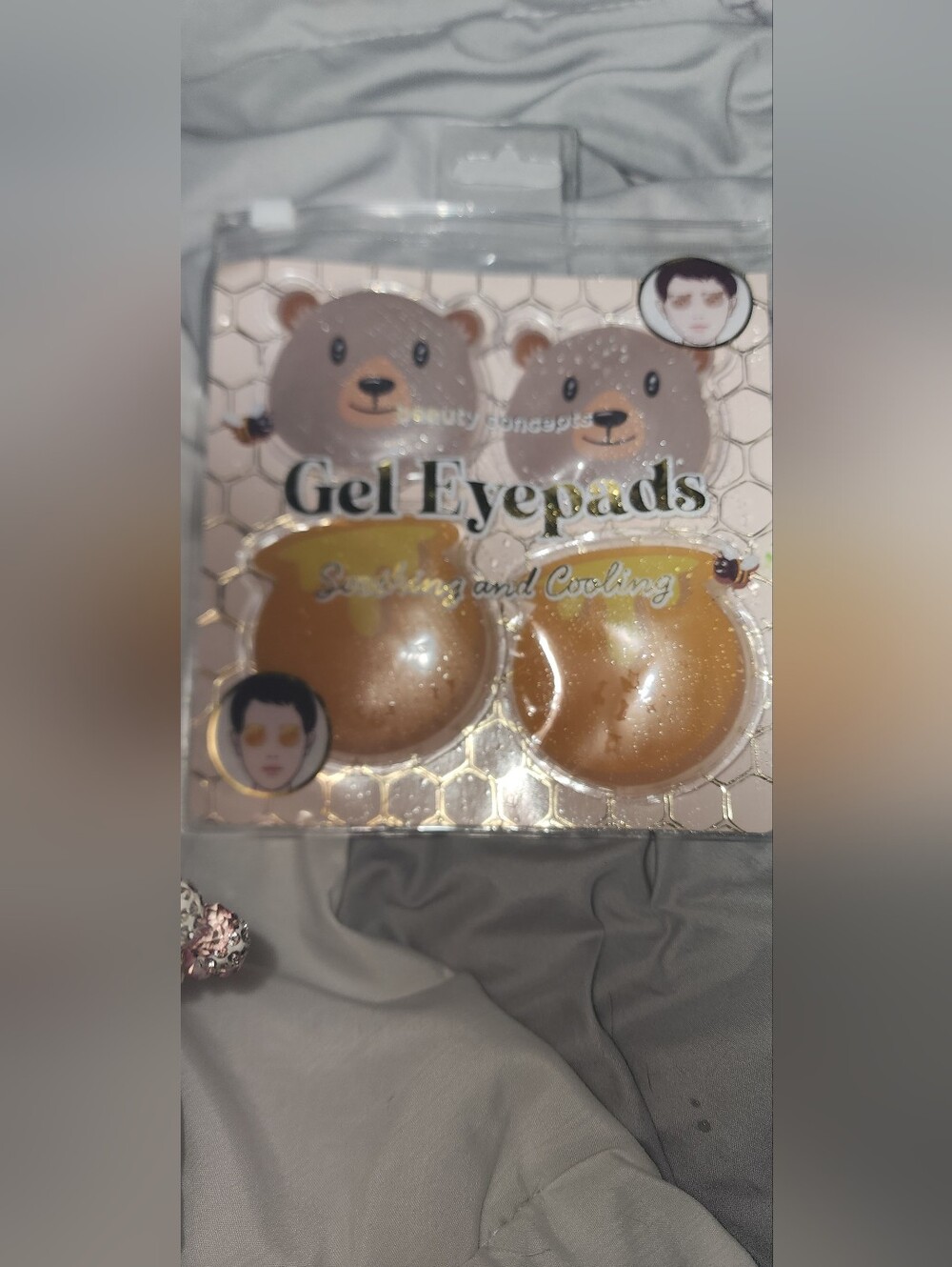 Gel Eyepads Brightening and Cooling - Gold